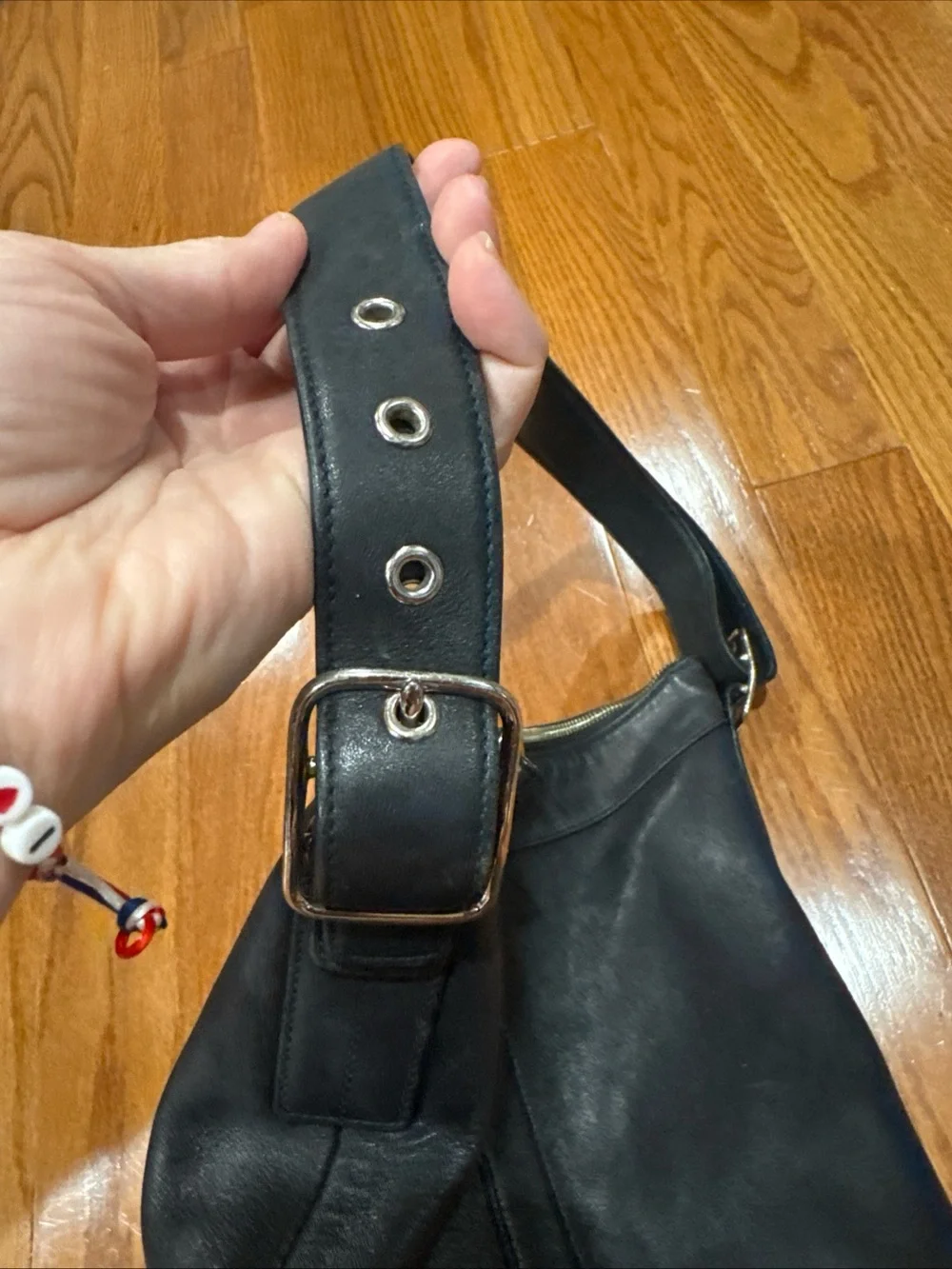 Coach Legacy Black Leather Shoulder Bag 9188